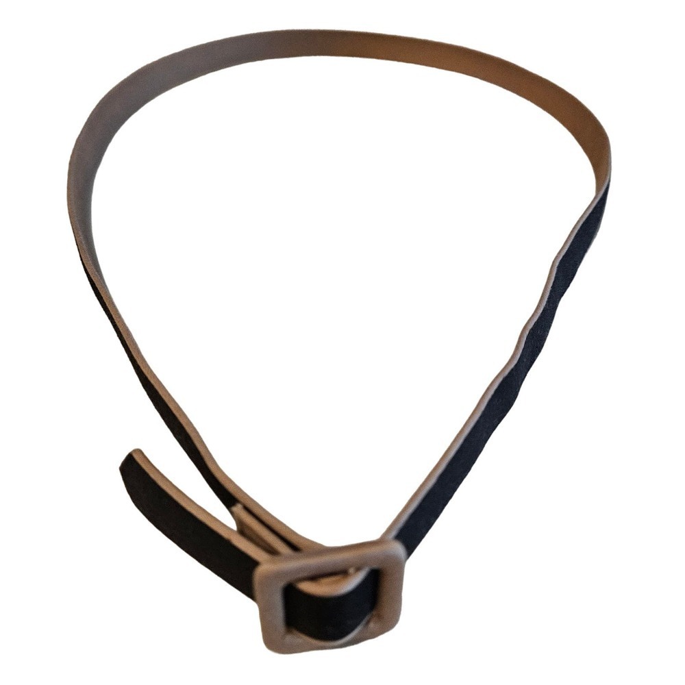 Two Tone Reversible Skinny Belt